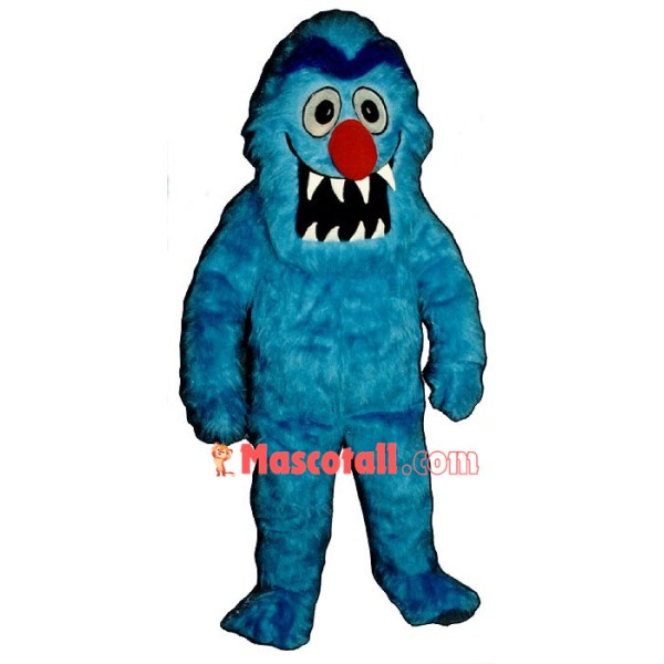 Ugly Monster With Sharp Teeth Mascot Costume