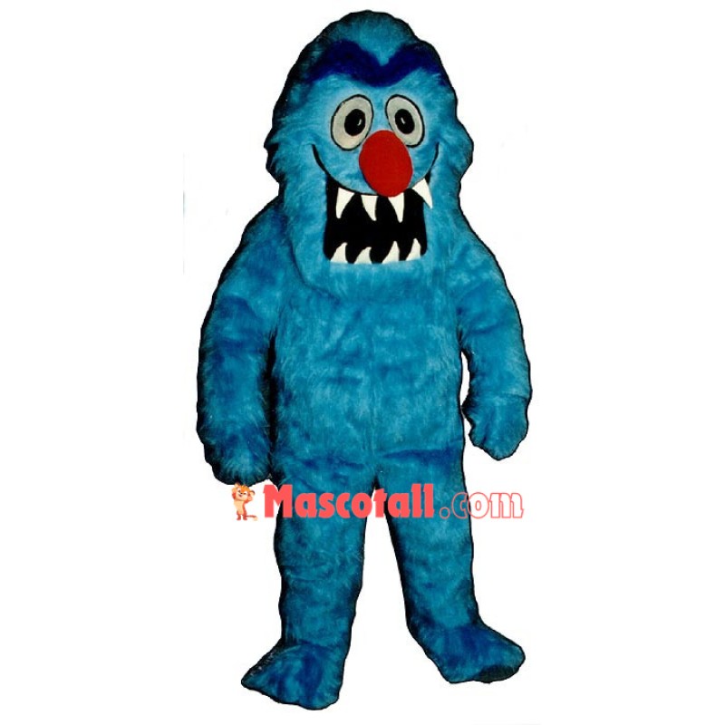 Ugly Monster With Sharp Teeth Mascot Costume