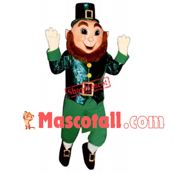 Jubilant Bearded Elf Mascot Costume