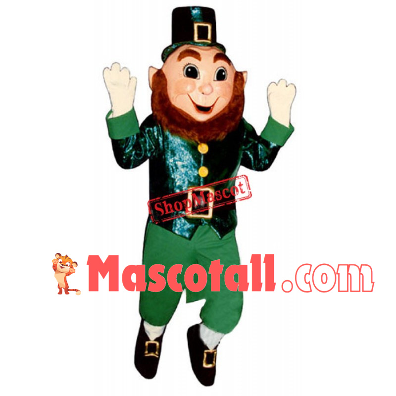 Jubilant Bearded Elf Mascot Costume