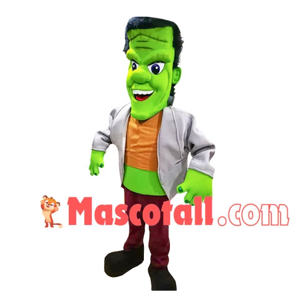 Interesting Green Man Mascot Costume