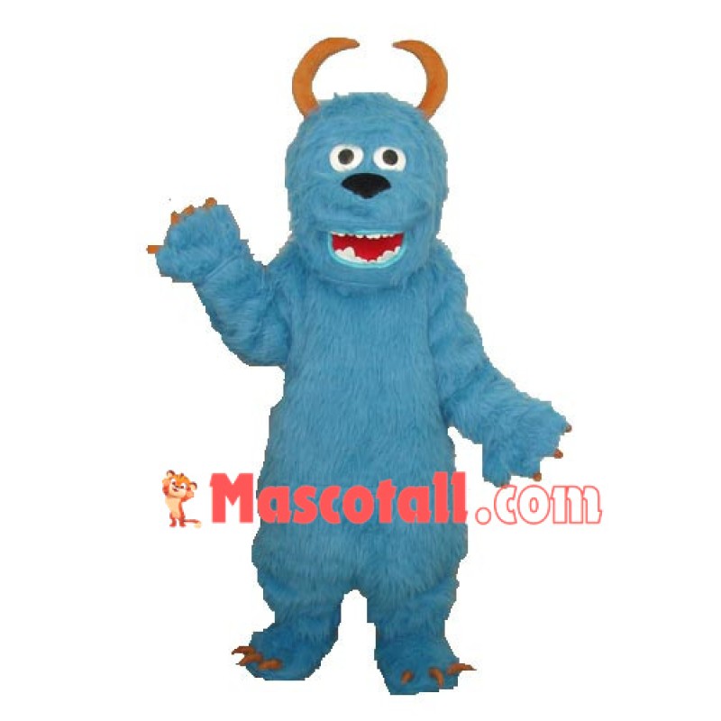 Blue Furry Monster Sullivan Mascot Costume