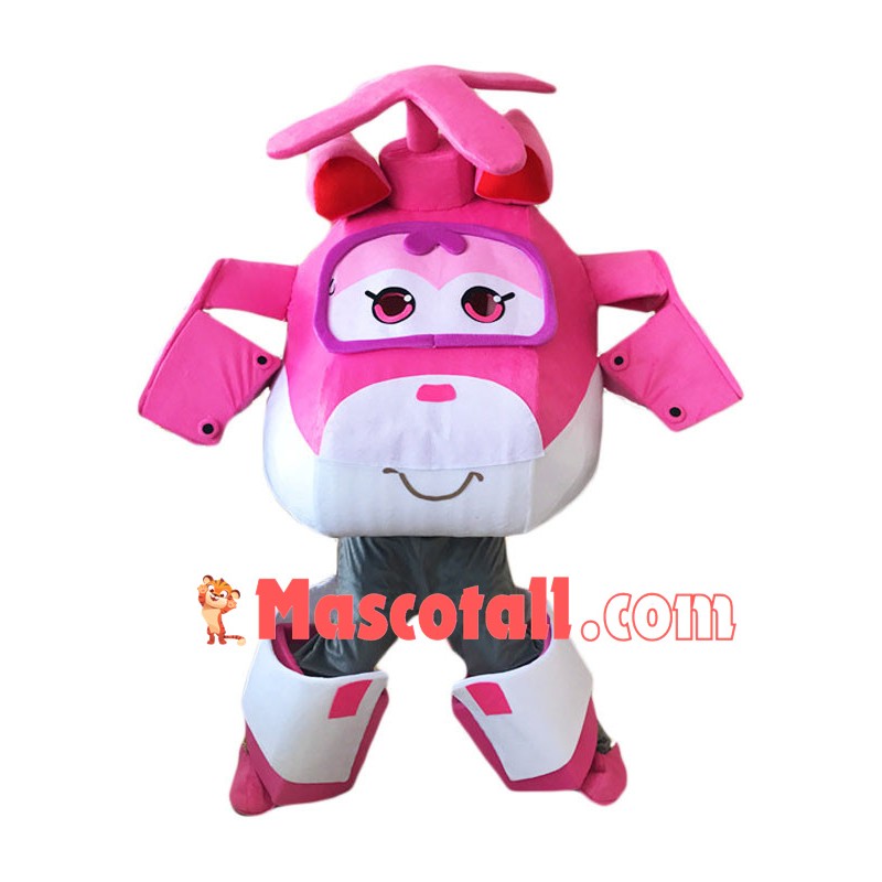 Super Wings Pink Dizzy Mascot Costume