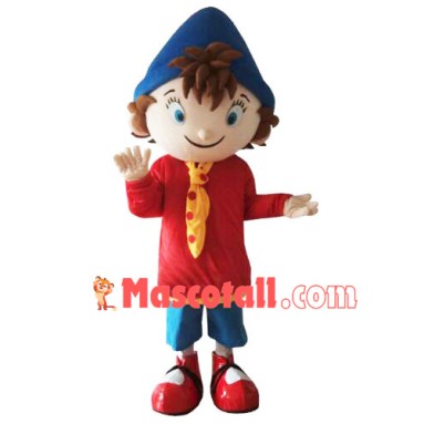 Childlike Noddy Doll Mascot Costume