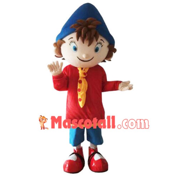 Childlike Noddy Doll Mascot Costume