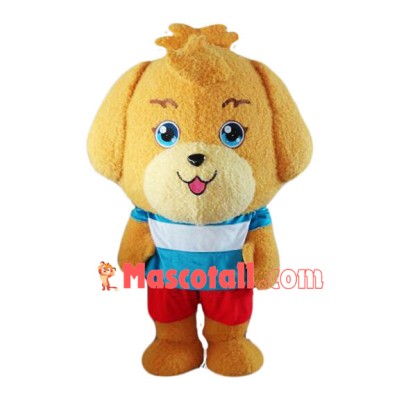 Fashion Cartoon Plush Dog Mascot Costume