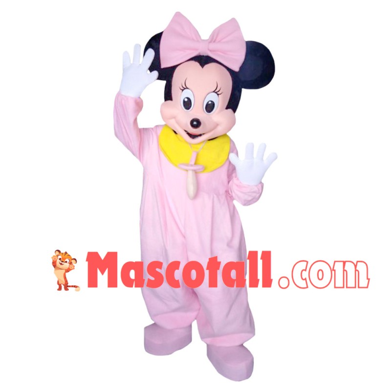 Baby Minnie With Pacifier Mascot Costume