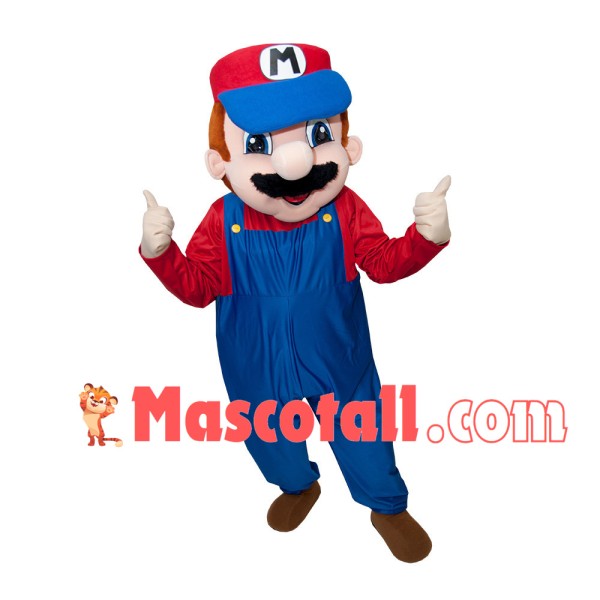Mario Mascot Costume For Adult