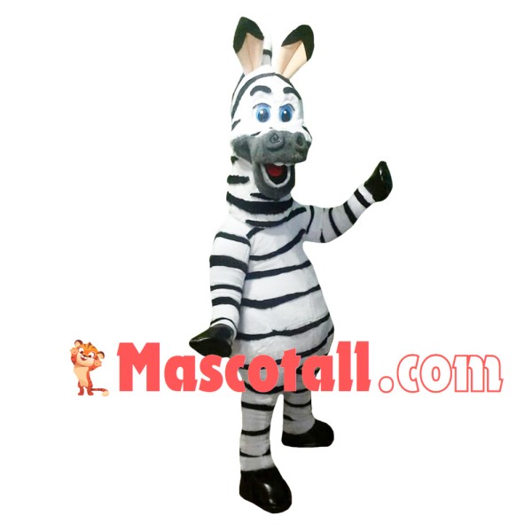 Hoarse Zebra Mascot Lightweight Costume