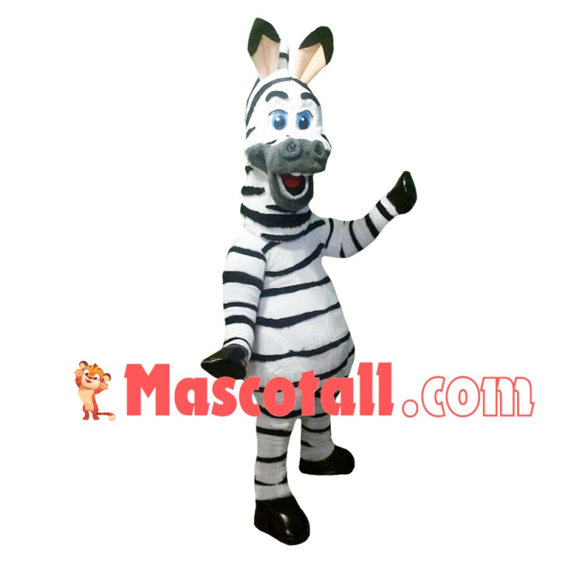 Hoarse Zebra Mascot Lightweight Costume