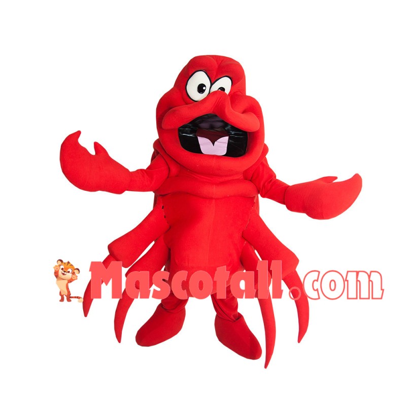 Big Crab Brandishing Tongs Mascot Costume