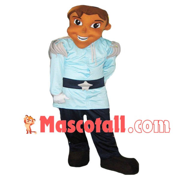 Gracious Black Prince Mascot Costume