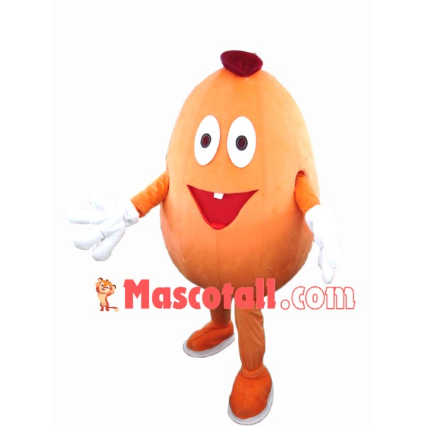 Knotted Orange Melon Mascot Costume
