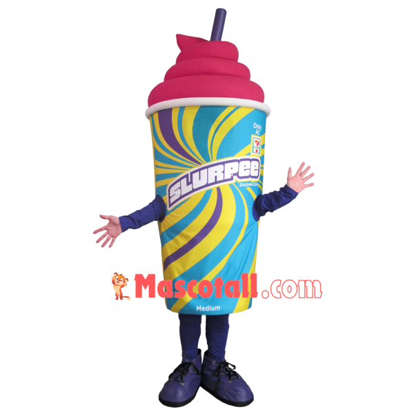 Strawberry Flavor Slurpee Mascot Costume