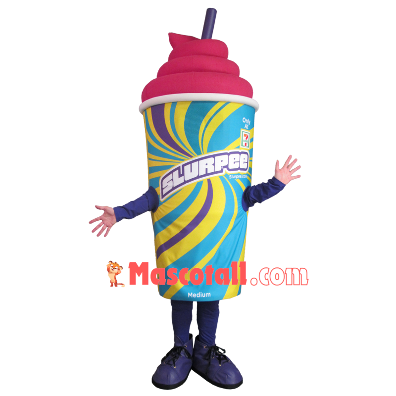 Strawberry Flavor Slurpee Mascot Costume