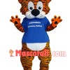 Lively Tiger Mascot Costume For Primary School