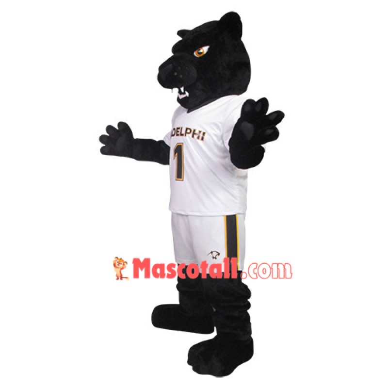 College Panther Player Mascot Costume