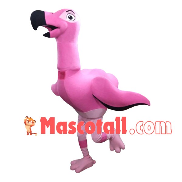 Running Wild Pink Ostrich Mascot Costume
