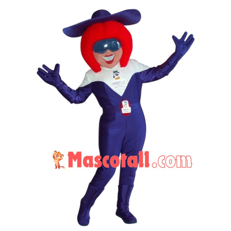 Female Cartoon Doll Of Ombrelle Mascot Costume