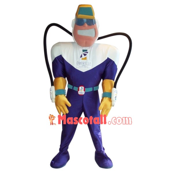 Male Cartoon Doll Of Ombrelle Mascot Costume