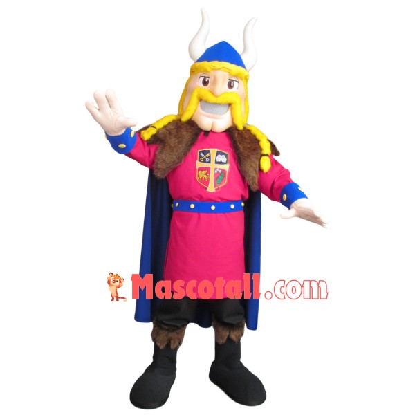 Burly Medal Warrior Mascot Costume
