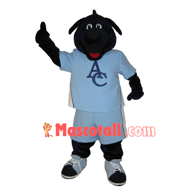 Black Dog Of Club Mascot Costume
