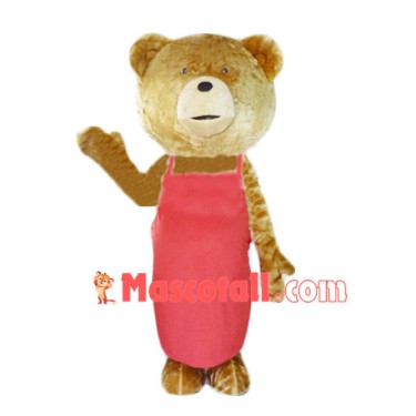Apron Mother Bear Mascot Costume