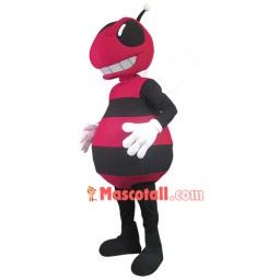 Red Giant Bee Mascot Costume