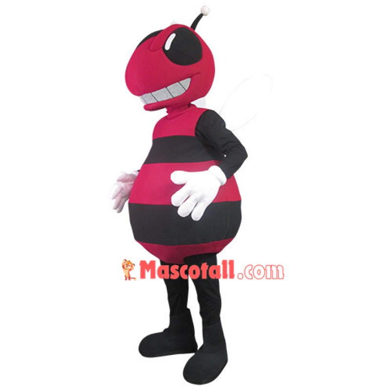 Red Giant Bee Mascot Costume