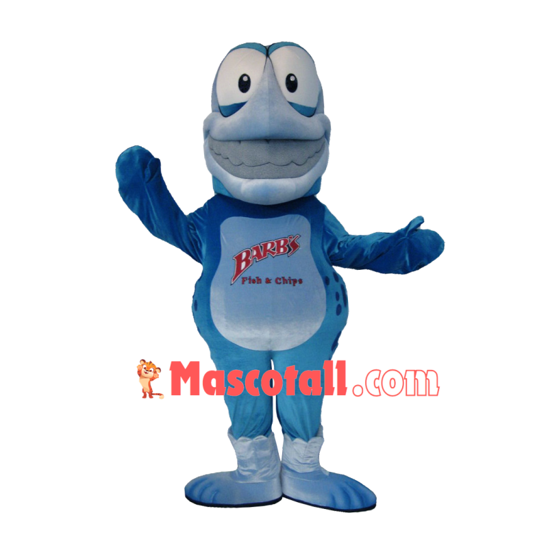 Funny Blue Turtle Mascot Adult Costume
