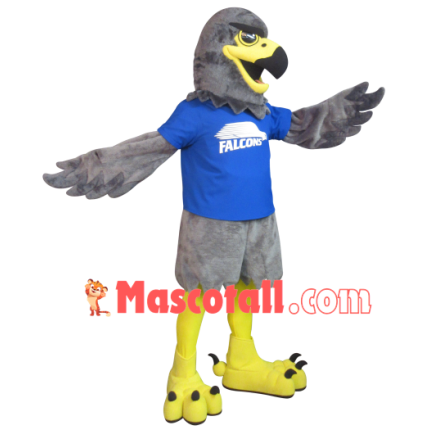 Spirit Gray Falcons Mascot Costume