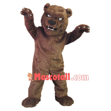 Forceful Furry Bear Mascot Costume