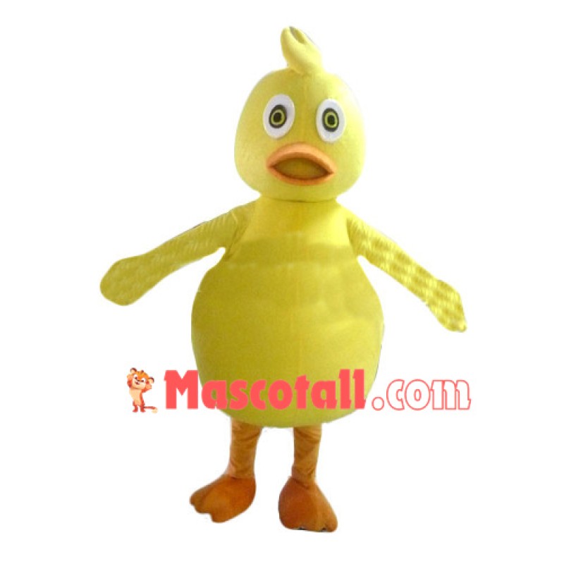 Little Yellow Chicken Mascot Costume for Adult