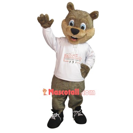 Cute Bear Mascot Costume For Public Event