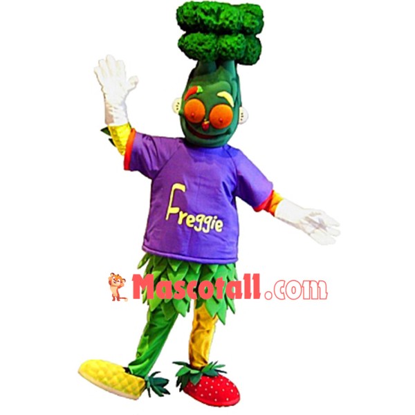 Broccoli Look Freggie Mascot Costume