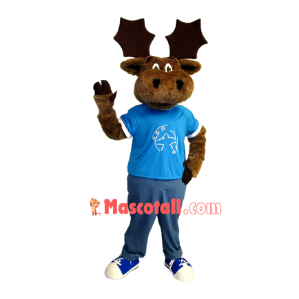 Customized Peaceful Deer Mascot Costume