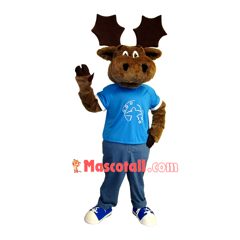 Customized Peaceful Deer Mascot Costume
