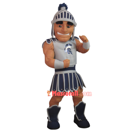 Valorous Spartan Warrior Mascot Costume
