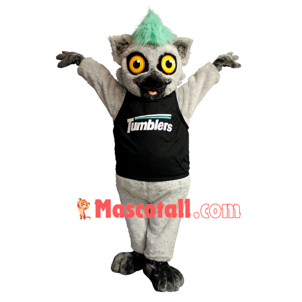 Flexible Acrobat Raccoon Mascot Costume