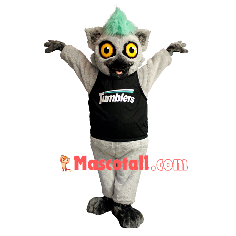 Flexible Acrobat Raccoon Mascot Costume