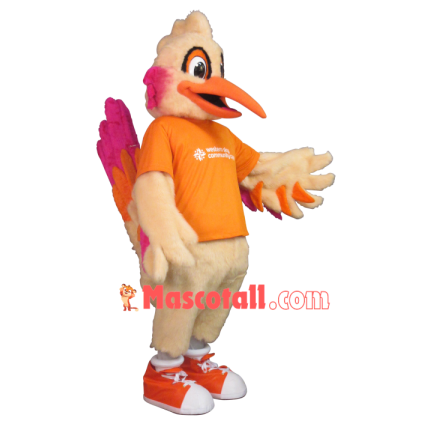 Serious Chicken Mascot Costume Of Association