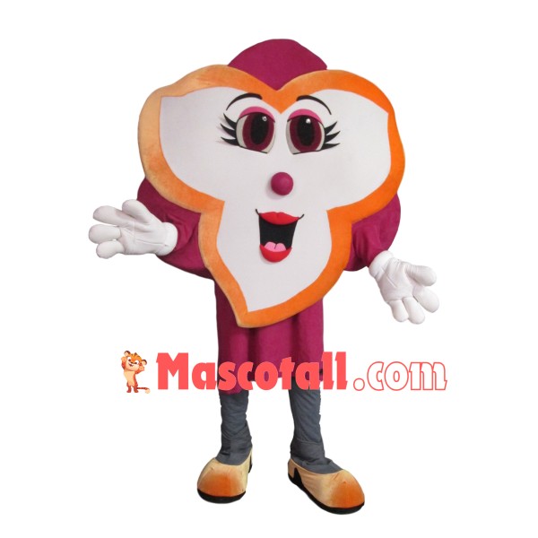 Bright Flower In Full Bloom Mascot Costume