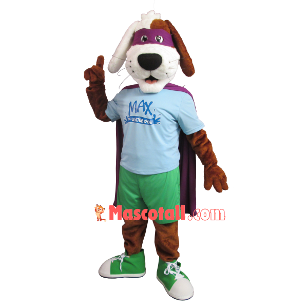 Command Dog In The Cloak Mascot Costume