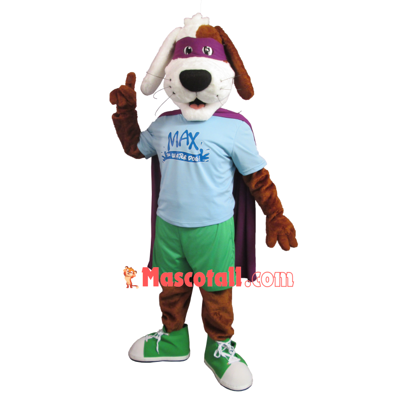 Command Dog In The Cloak Mascot Costume