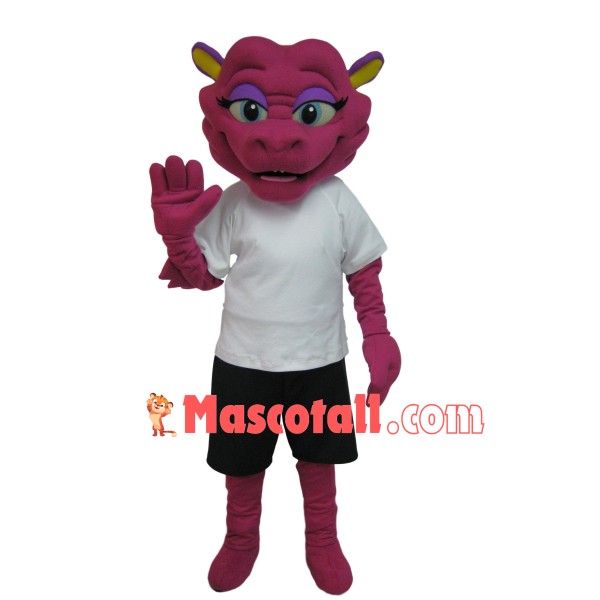 Enchanting Female Dragon Mascot Costume