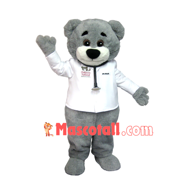 Doctor Bear Of The Medical Center Mascot Costume