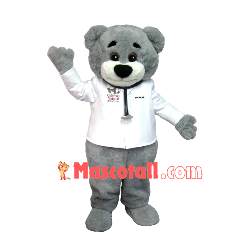 Doctor Bear Of The Medical Center Mascot Costume