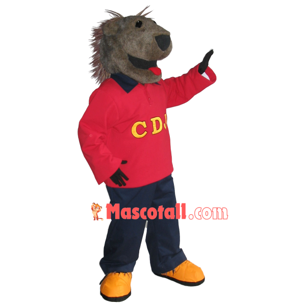 Bristle DJing Dog Mascot Costume