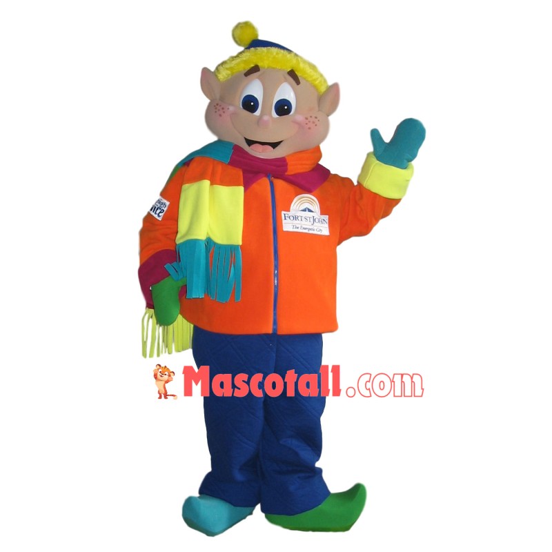 Cartoon Elf Of City Symbol Mascot Costume