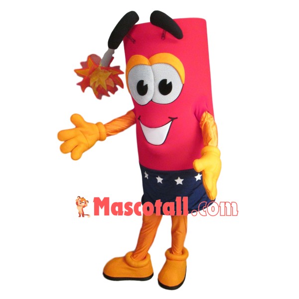 Ignited Spark Firecracker Mascot Costume